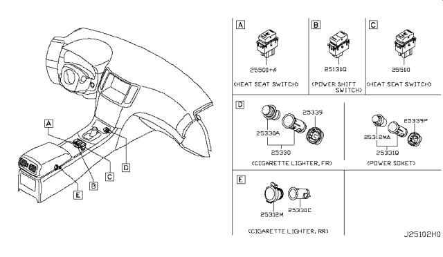 2015 Infiniti Q40 Switch Diagram 7