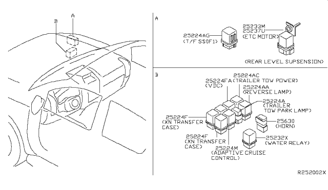 2005 Infiniti QX56 Relay Diagram 3