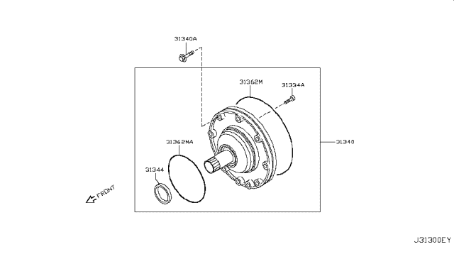 2008 Infiniti QX56 Oil Pump Diagram 1