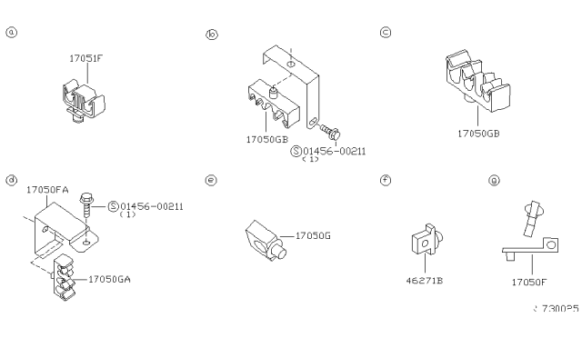 2007 Infiniti QX56 Fuel Piping Diagram 1