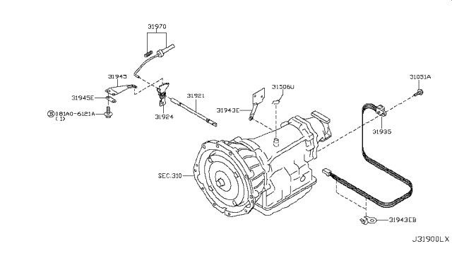 2008 Infiniti QX56 Control Switch & System Diagram 1