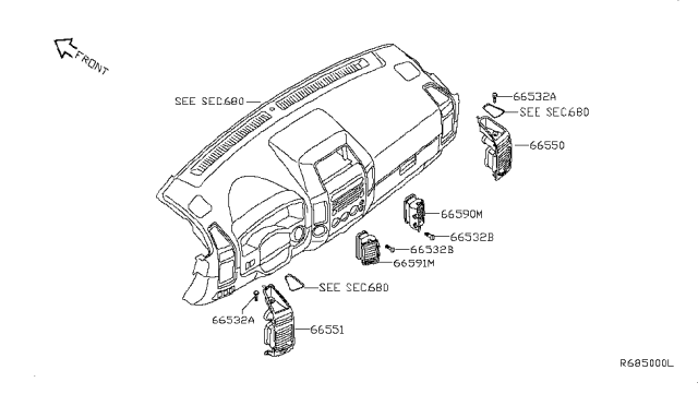 2008 Infiniti QX56 Ventilator Diagram