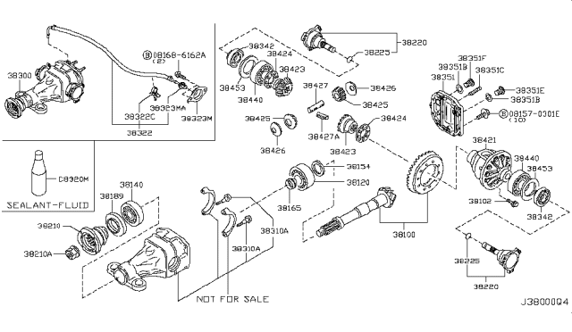 2010 Infiniti QX56 Connector-BREATHER Diagram for 31097-0C02A