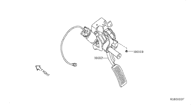 2008 Infiniti QX56 Accelerator Linkage Diagram