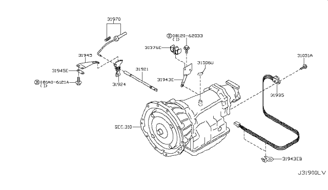 2009 Infiniti QX56 Control Switch & System Diagram 2