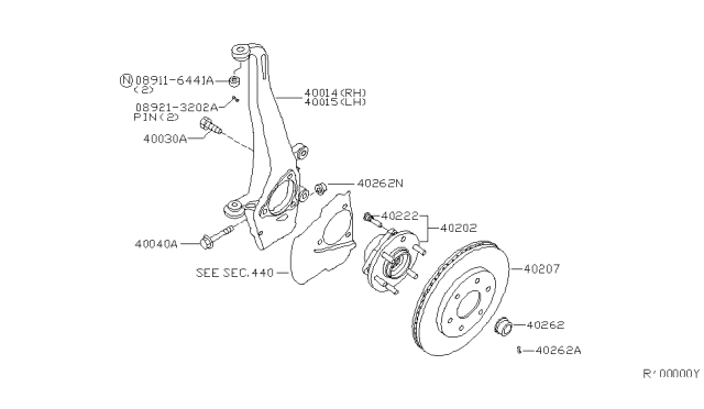 2007 Infiniti QX56 Front Axle Diagram