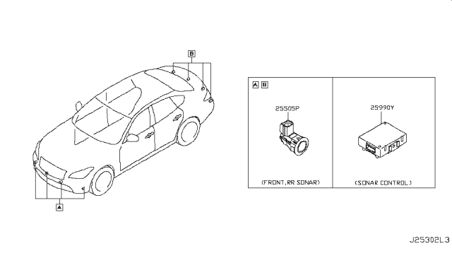 2014 Infiniti Q70 Hybrid Electrical Unit Diagram 10