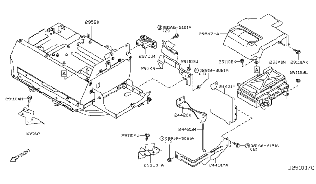 2014 Infiniti Q70 Hybrid Electric Vehicle Battery Diagram 8