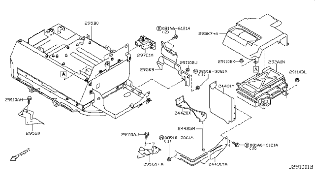 2013 Infiniti M35h Electric Vehicle Battery Diagram 7