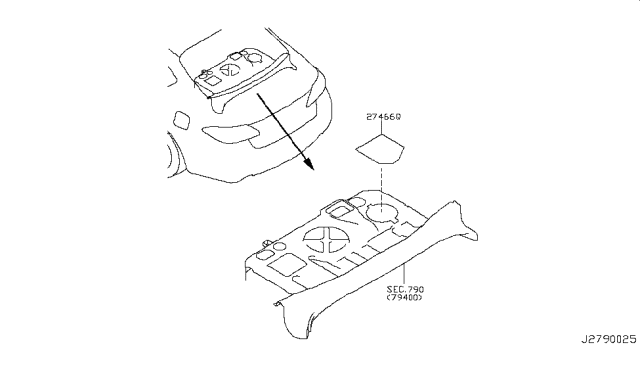 2018 Infiniti Q70 Air Purifier Diagram