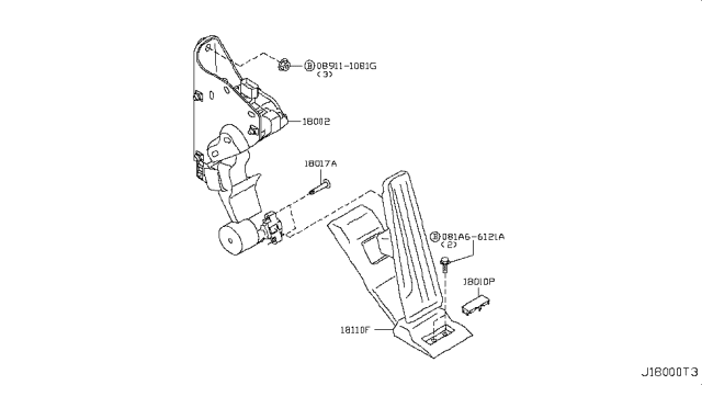 2018 Infiniti Q70 Hybrid Accelerator Linkage Diagram 2