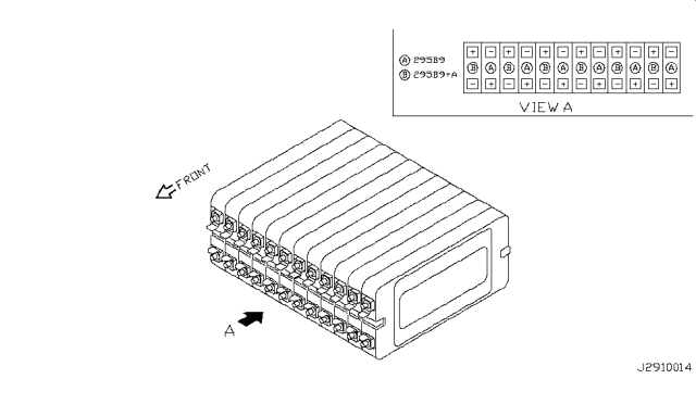 2014 Infiniti Q70 Hybrid Electric Vehicle Battery Diagram 3