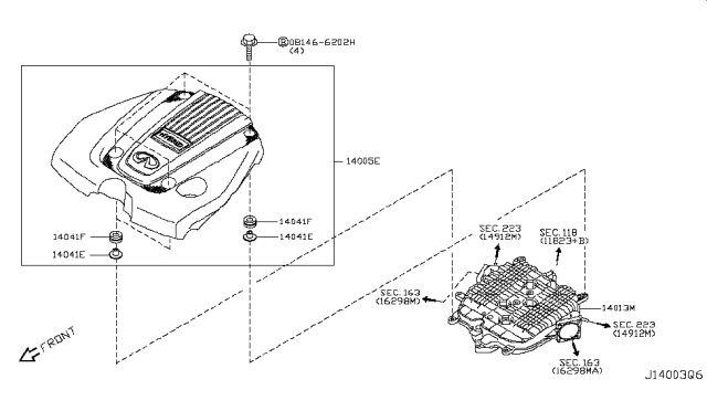 2017 Infiniti Q70 Manifold Diagram 2