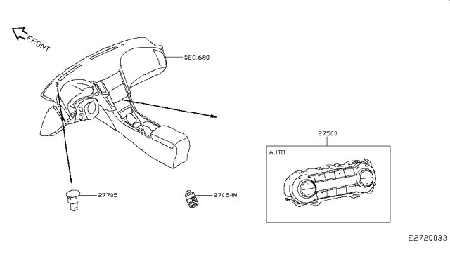 2017 Infiniti QX30 Control Unit Diagram