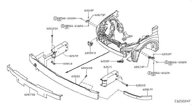 2017 Infiniti QX30 Screw Diagram for N5031-5DA8D