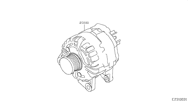 2019 Infiniti QX30 Alternator Diagram