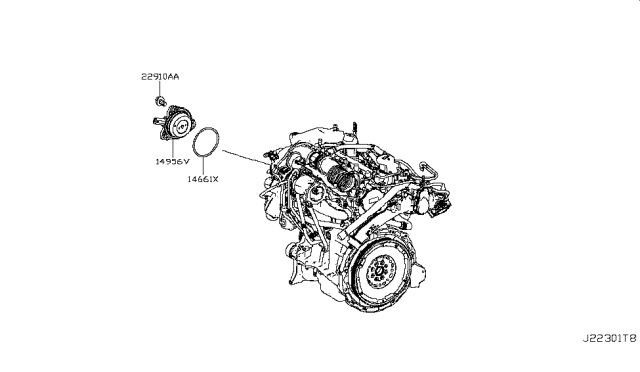 2017 Infiniti QX30 Engine Control Vacuum Piping Diagram 4