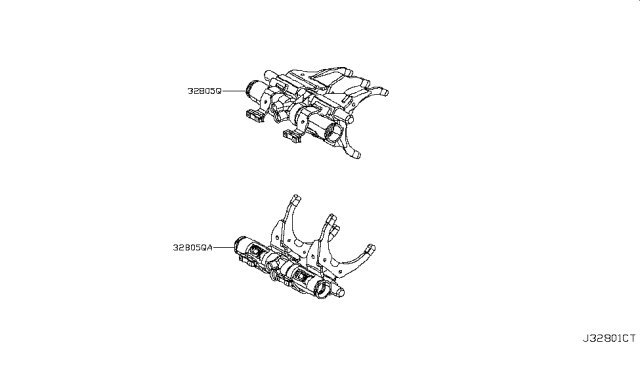 2018 Infiniti QX30 Transmission Shift        Control Diagram 6