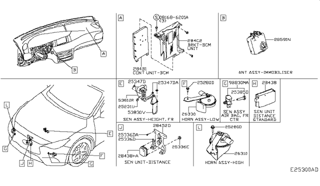 2018 Infiniti QX30 Electrical Unit Diagram 5