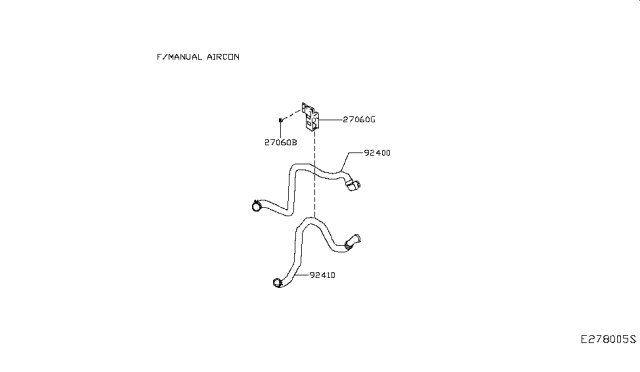 2018 Infiniti QX30 Heater Piping Diagram 1