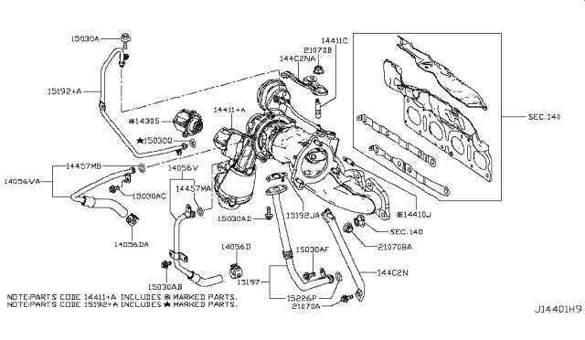 2018 Infiniti QX30 Turbo Charger Diagram 3