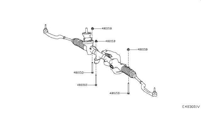 2019 Infiniti QX30 Nut Diagram for N5020-5DA3D