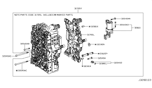 2019 Infiniti QX30 Transmission Shift        Control Diagram 1