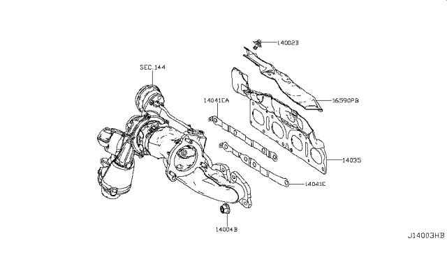 2017 Infiniti QX30 Manifold Diagram 4