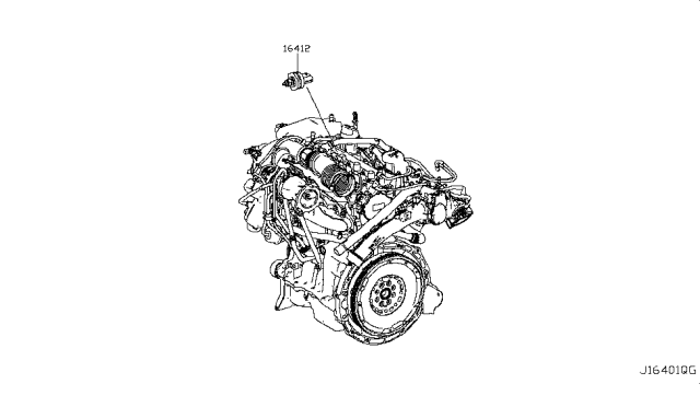 2017 Infiniti QX30 Fuel Strainer & Fuel Hose Diagram 4