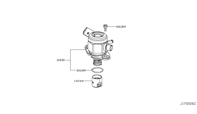 2019 Infiniti QX30 Lifter-Valve Diagram for 13231-HG00B