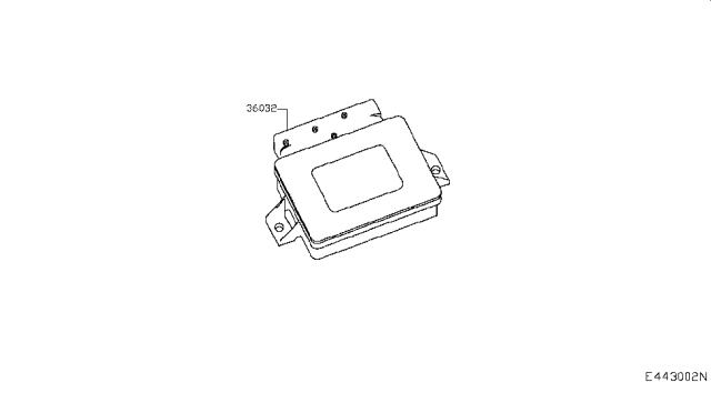 2017 Infiniti QX30 Parking Brake Control Diagram