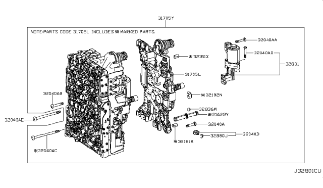 2019 Infiniti QX30 Bolt Diagram for 01141-HG00L