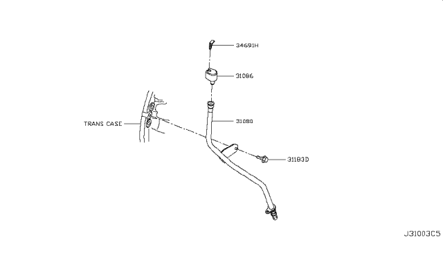 2017 Infiniti QX30 Auto Transmission,Transaxle & Fitting Diagram 8