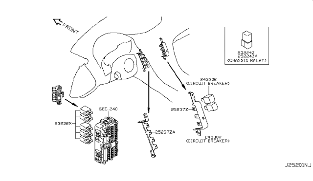 2019 Infiniti Q60 Relay Diagram 4