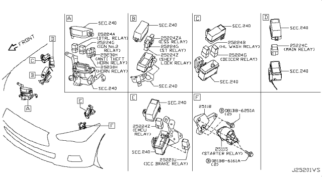 2019 Infiniti Q60 Relay Diagram 2