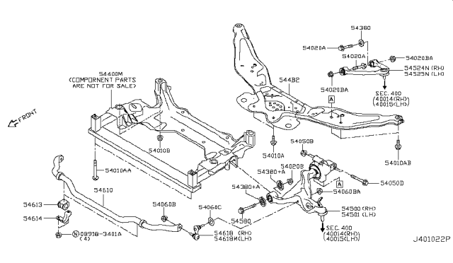 2017 Infiniti Q60 Front Suspension Diagram 12