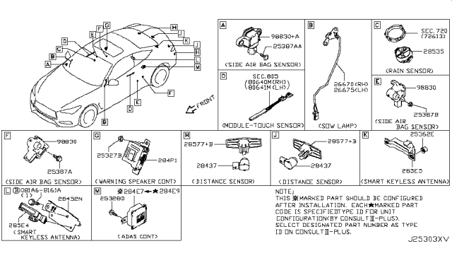 2017 Infiniti Q60 Electrical Unit Diagram 1