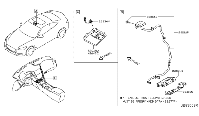 2018 Infiniti Q60 Telephone Diagram 2