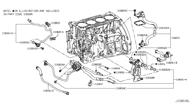 2019 Infiniti Q60 Crankcase Ventilation Diagram 1