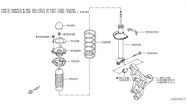 2018 Infiniti Q60 Rear Suspension Diagram 4