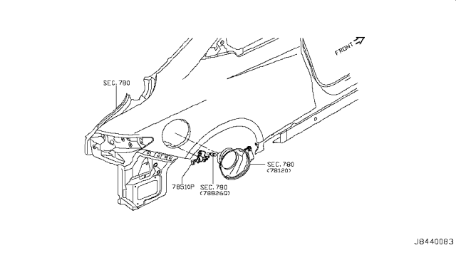 2018 Infiniti Q60 Trunk Opener Diagram