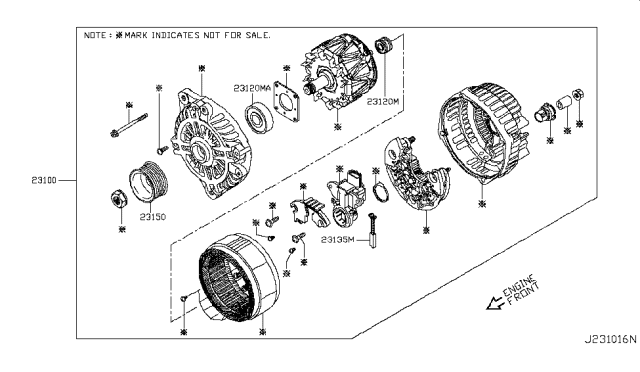 2018 Infiniti Q60 Alternator Diagram 2