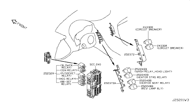 2018 Infiniti Q60 Relay Diagram 6