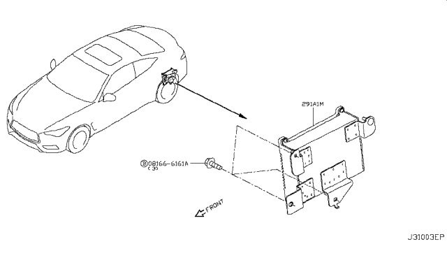 2019 Infiniti Q60 Auto Transmission,Transaxle & Fitting Diagram 5