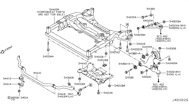 2017 Infiniti Q60 Front Suspension Diagram 8