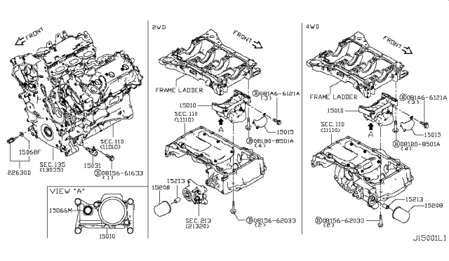 2018 Infiniti Q60 Lubricating System Diagram 3