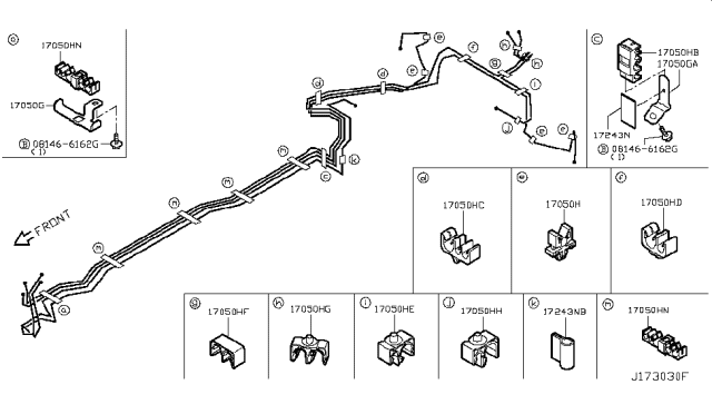 2018 Infiniti Q60 Fuel Piping Diagram 9