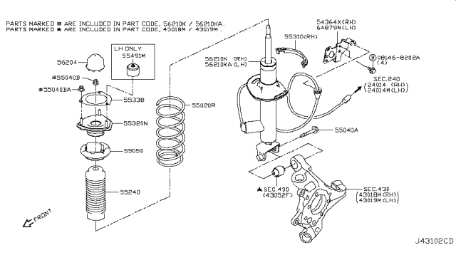 2018 Infiniti Q60 Rear Suspension Diagram 6