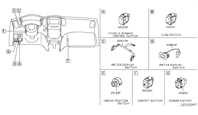 2015 Infiniti QX50 Switch Diagram 4