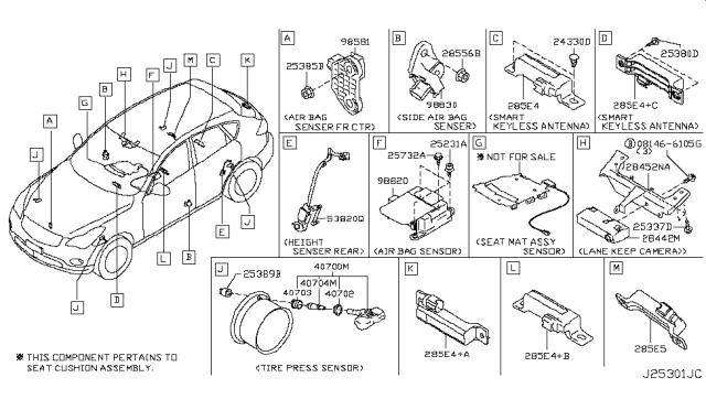 2010 Infiniti EX35 Electrical Unit Diagram 2